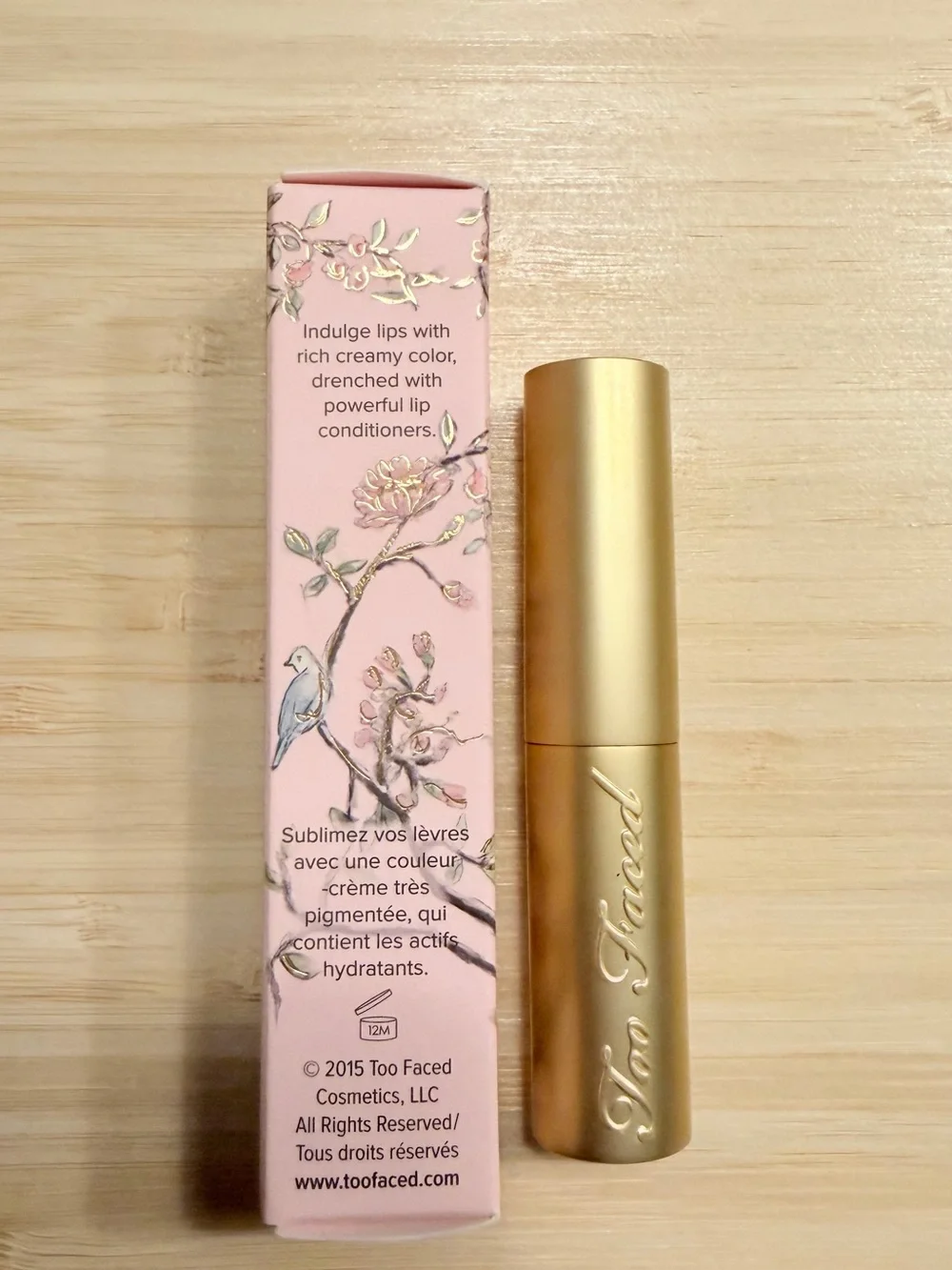 Brand New Too Faced La Creme Double Bubble Lipstick Discontinued NIB